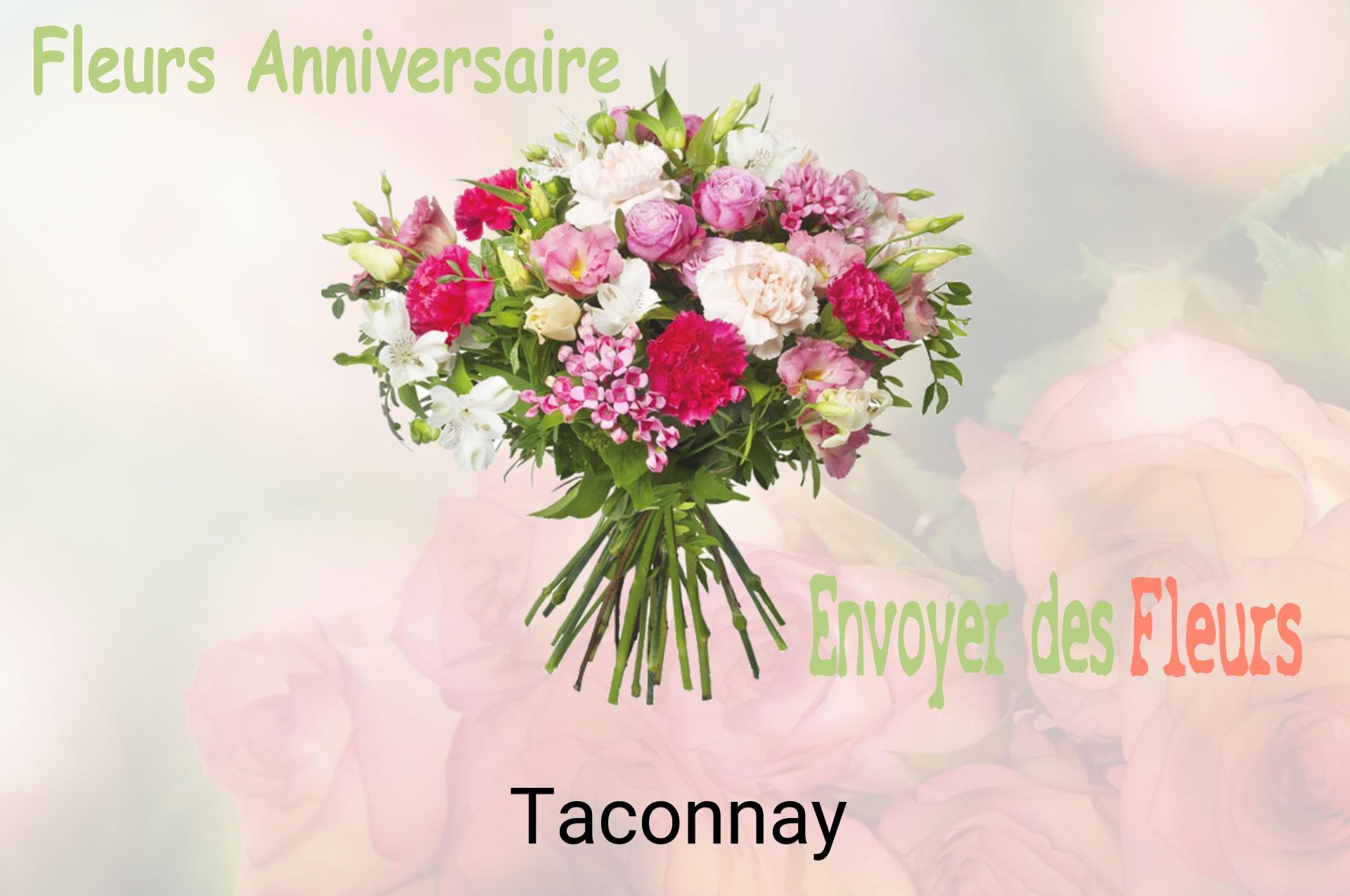 Bouquet de fleurs d’anniversaire livré à Taconnay
